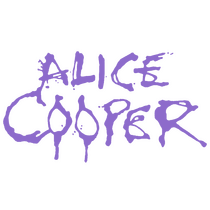 Alice Cooper's logo, in purple